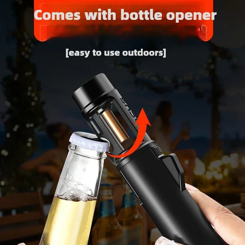 Multi-Use Bottle Opener Windproof Jet Torch Lighter - Image 1