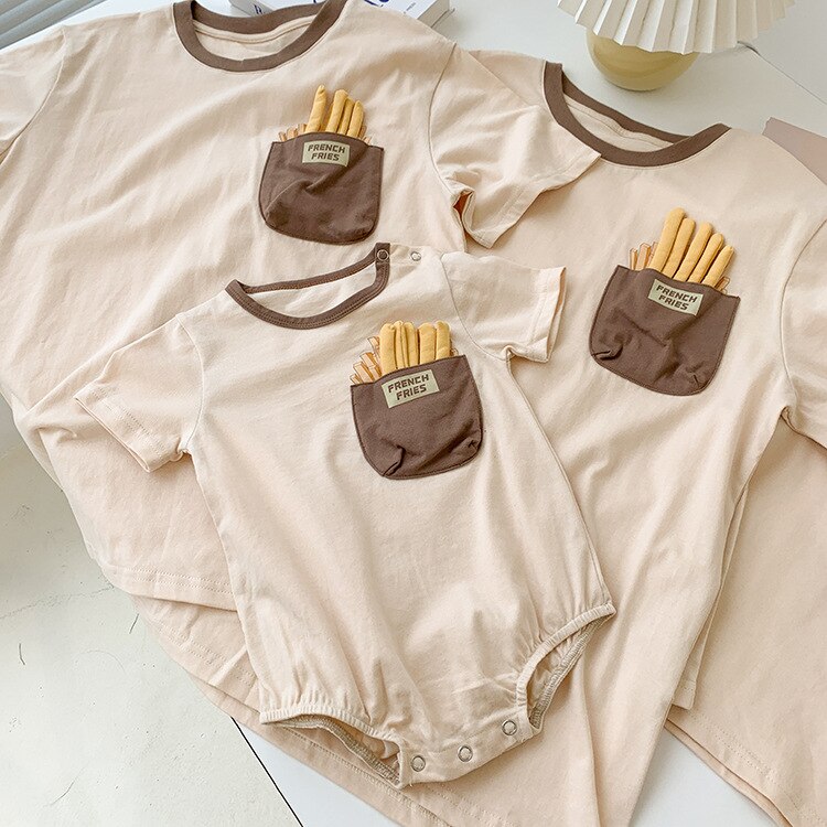 Crispy French Fries Cotton T-Shirt - Image 5