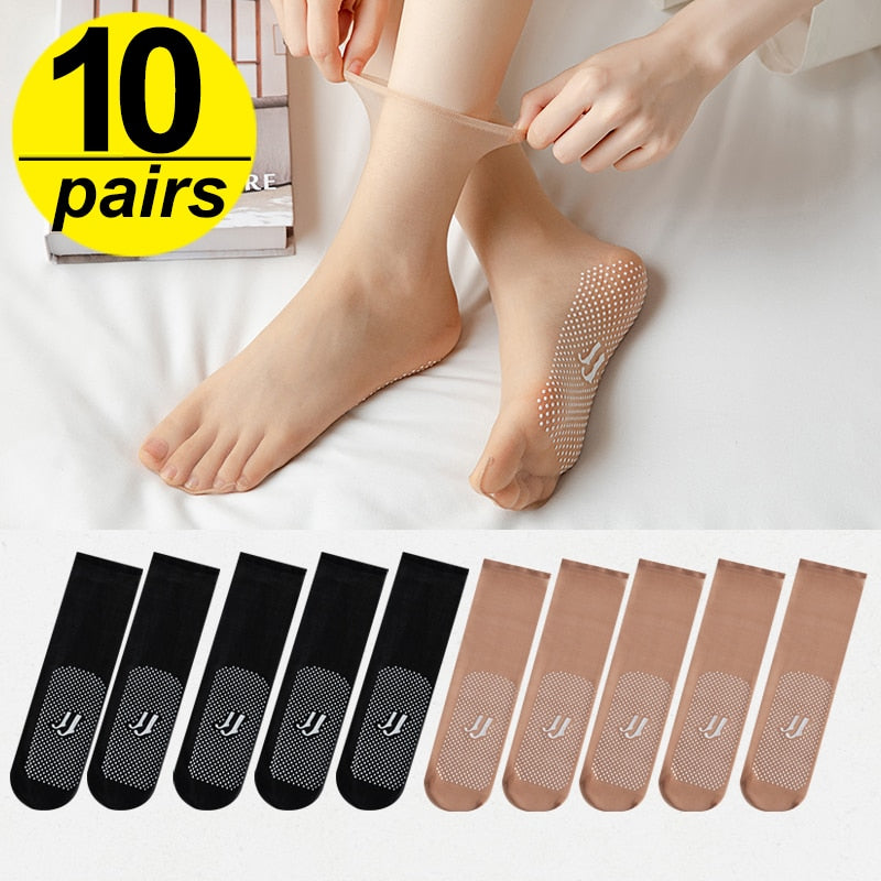 Summer Type Breathable Ultra-thin Silk Women Socks - Image 4