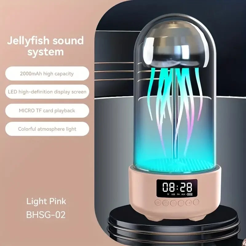 Jellyfish Portable Powerful Colorful Speaker Night Lamp - Image 8
