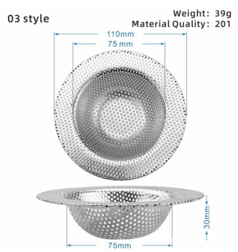 Stainless Steel Sink Drain Catch All Strainer - Image 8