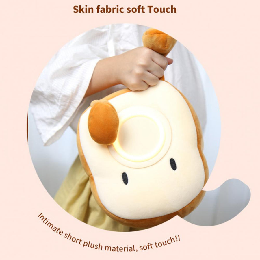 Cute Sleeping Toast Alarm Clock - Image 1