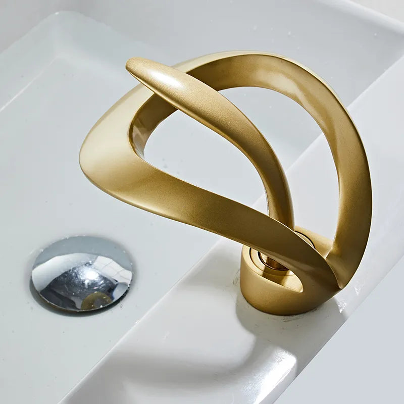 Modern Creative Brass Waterfall Design Faucet - Image 1