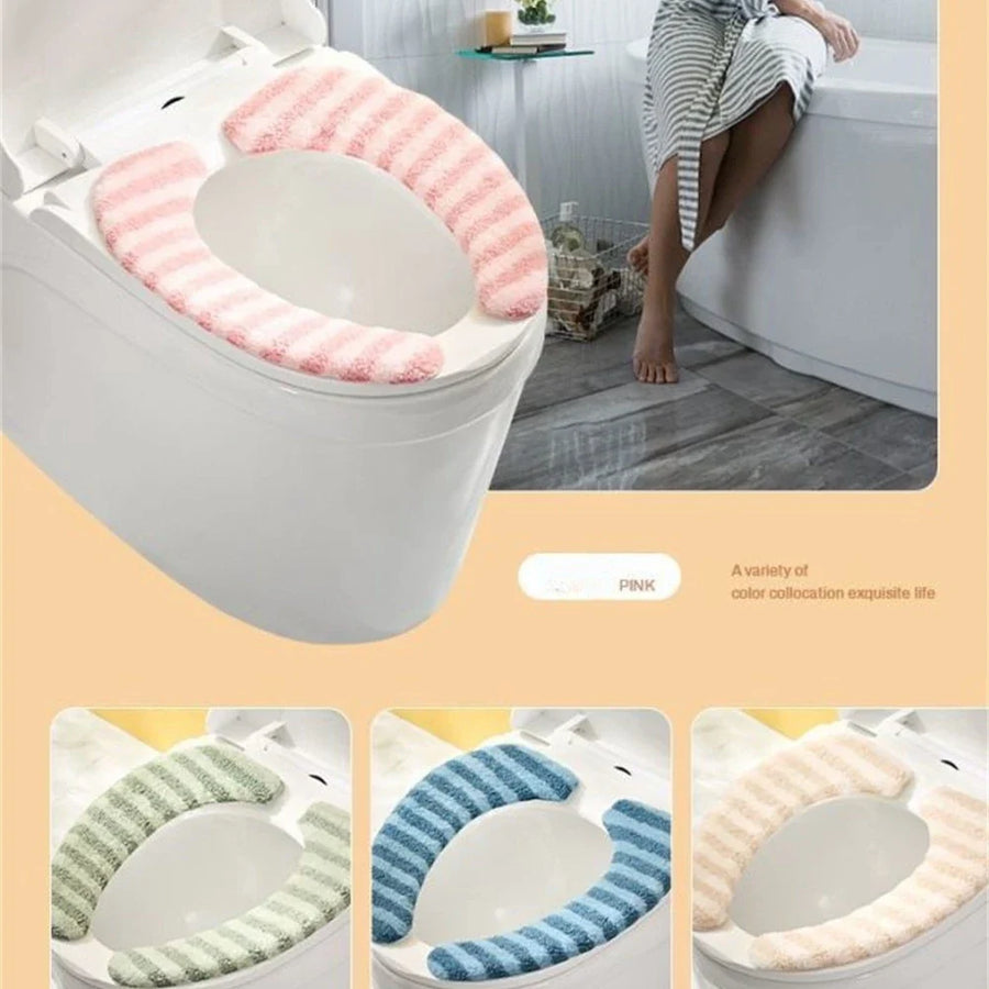 Warm Seat Deluxe Toilet Seat Cover Pad - Image 1
