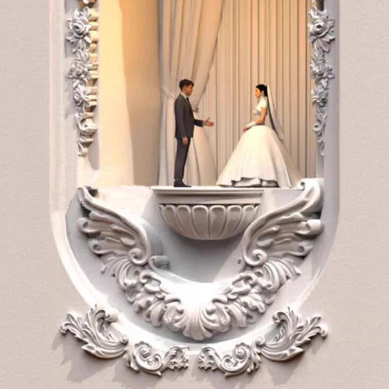 Corner Embedded Chic Bridal Scene Night Lamp - Image 4