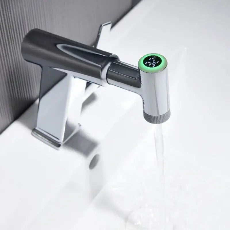 Futuristic Smart Display Waterfall Temperature Control Faucet - Image 5