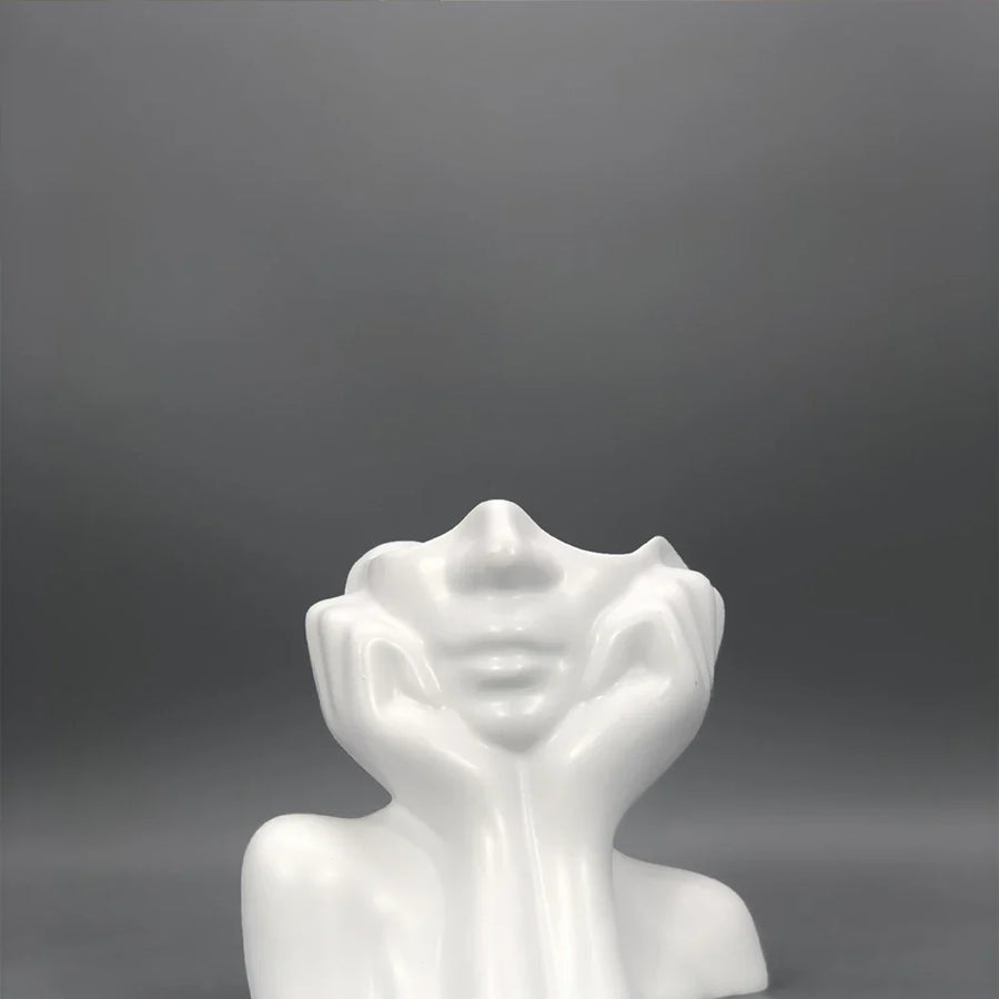 Cheerful Lucky Flower Pot Sculpture - Image 4