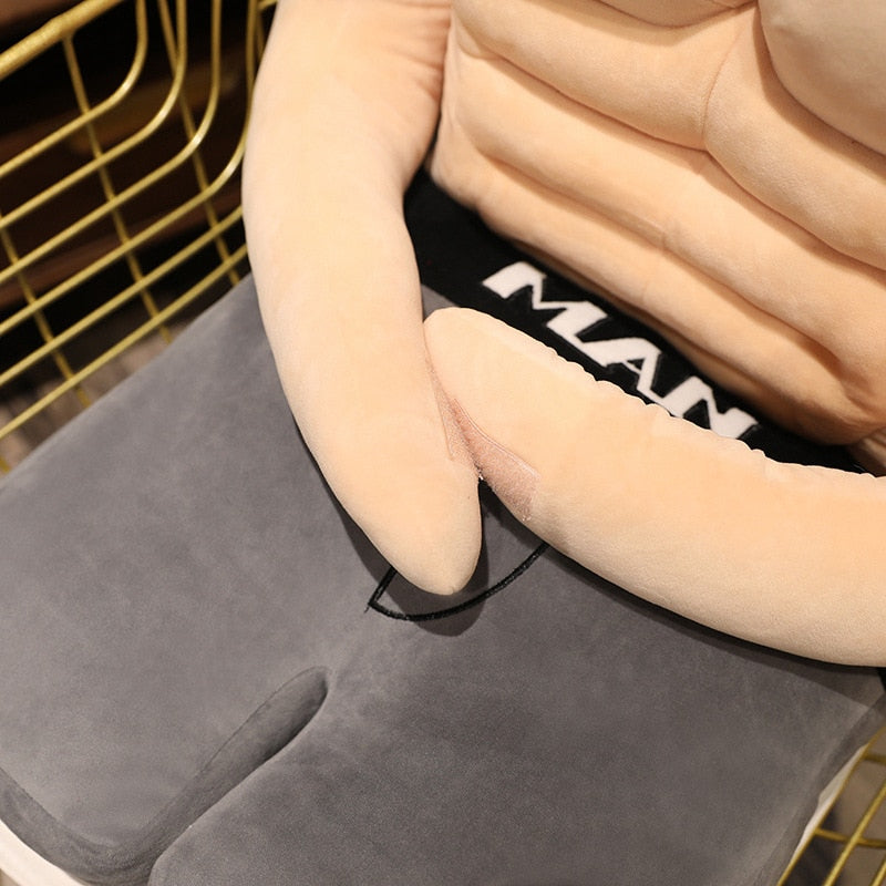 Muscle Man Strong Cuddly Body Pillow Cushion - Image 8