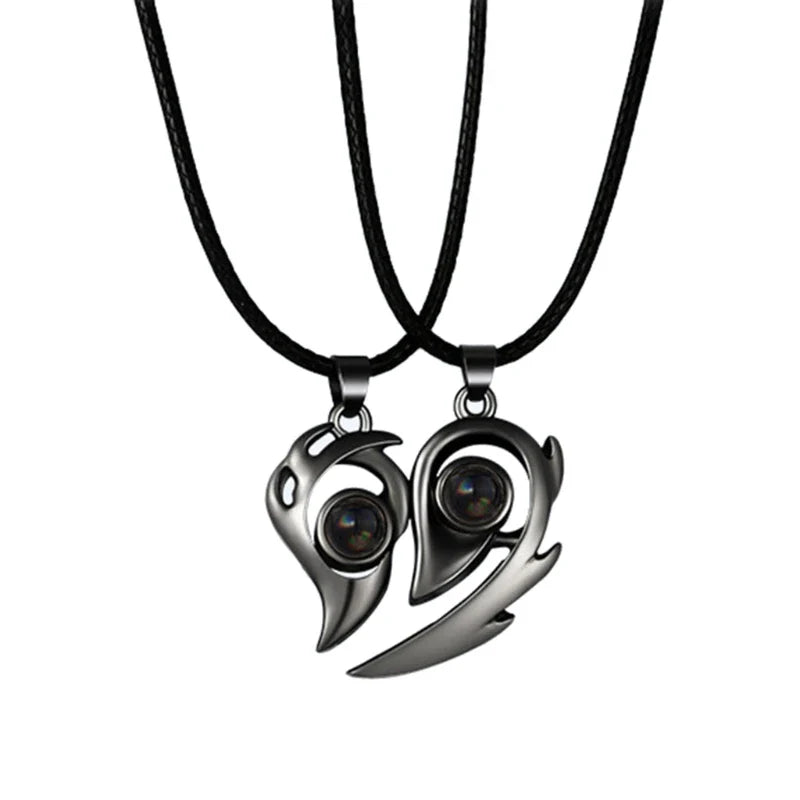 Couple Love Pair Magnetic Necklace - Image 5