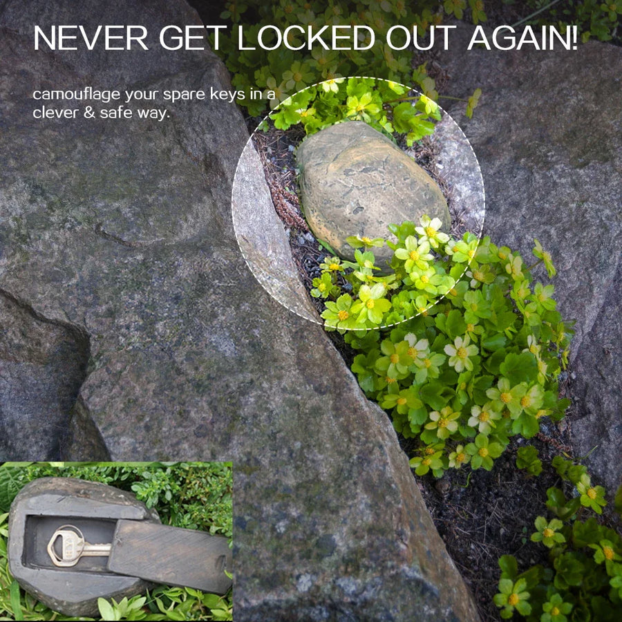 Hidden Stone Design Garden Security Box - Image 1