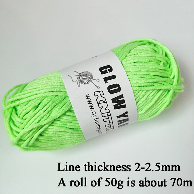 Sparkle Glow Luminous Knitting Yarn - Image 19