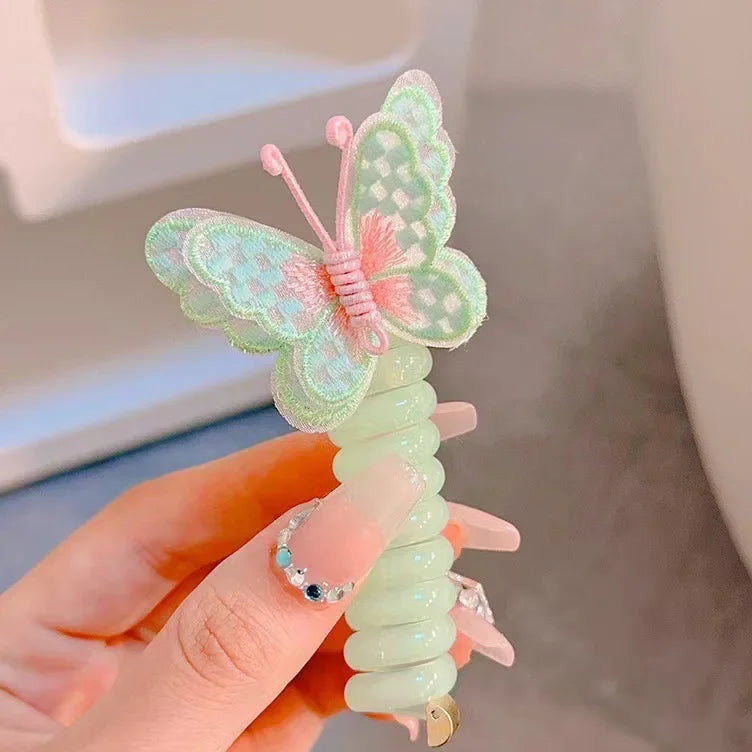 Butterfly Wings Spiral Hair Band - Image 1