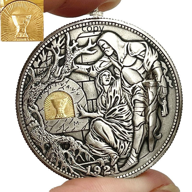 Handmade Secret Mystic Mechanic Collectible Nickel - Image 3