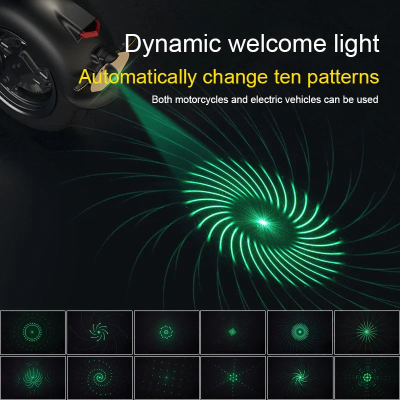 Rechargeable Dynamic LED Car Door Welcome Light - Image 1