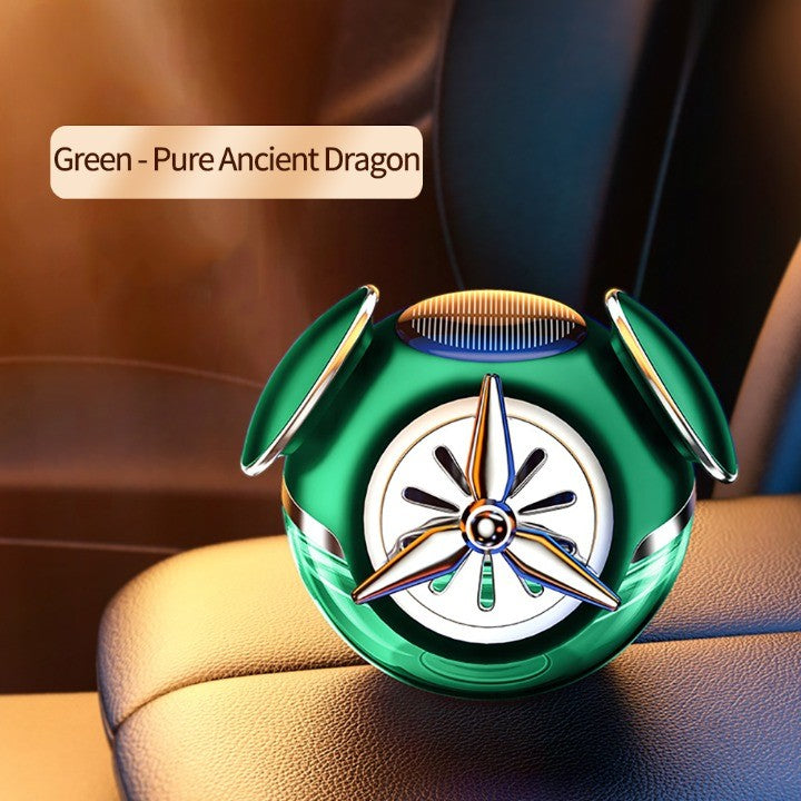 Rotating Perfume Solar Aromatherapy Car Air Freshener - Image 7