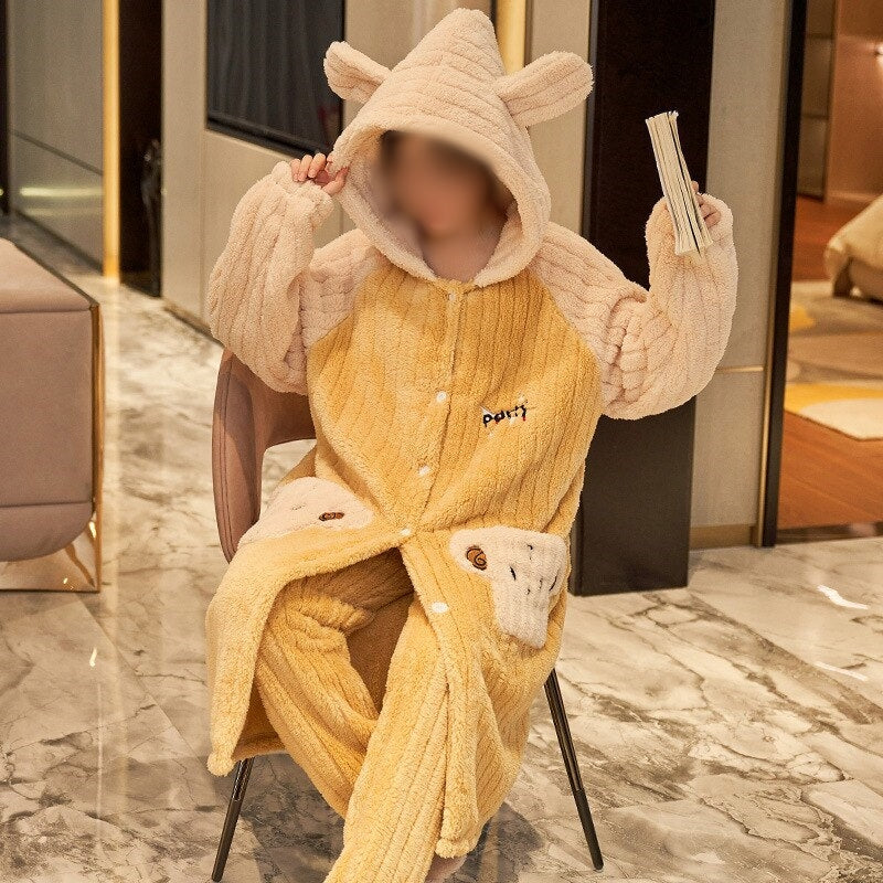 Cozy Thick Winter Blanket Pajamas - Image 15