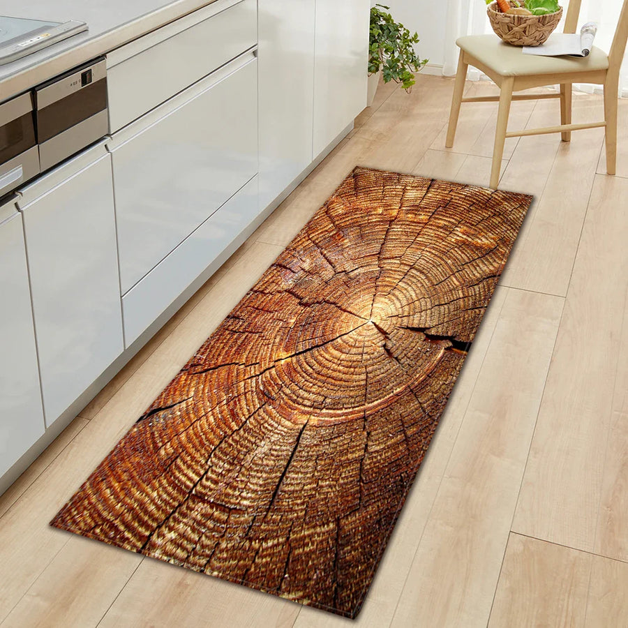 Vintage Wood Look Non-slip Cute Rugs - Image 8