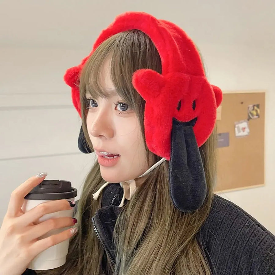 Winter Monster Funny Ear Muffs - Image 1