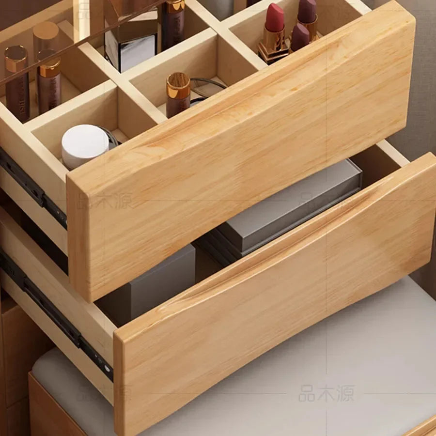 Makeup Jewelry Tower Pull-Out Drawers Storage Organizer - Image 4