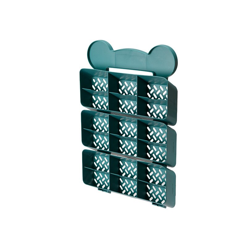Self-Adhesive Stackable Wall Cloth Organizer Shelf - Image 5