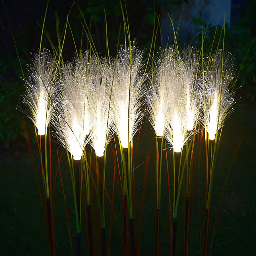 Solar Reed Waterproof Fiber Patio Lights - Image 1