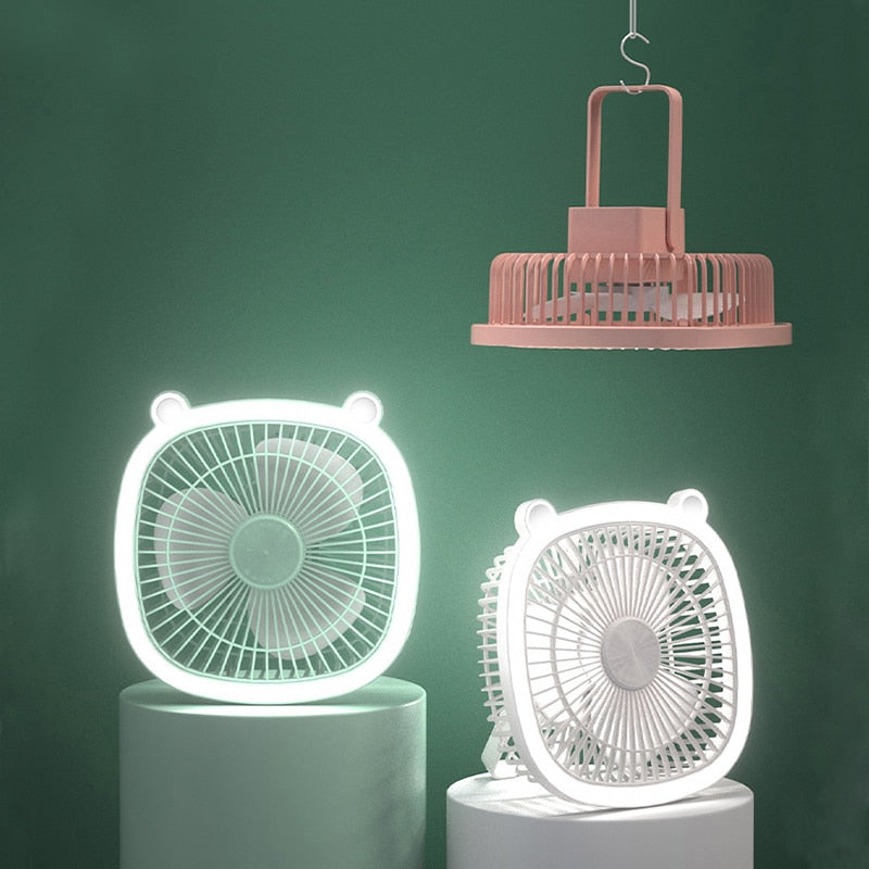 Compact Easy Mini Night Lamp USB Air Cooler - Image 2