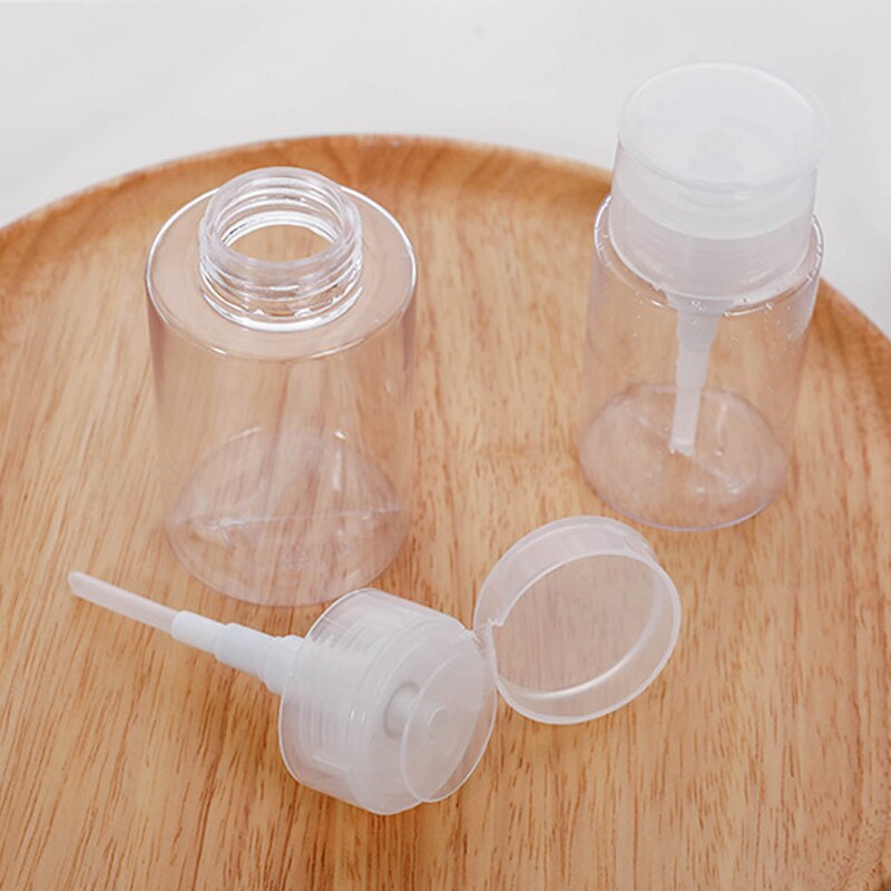 Transparent Refillable Cosmetic Storage Travel Bottle - Image 3