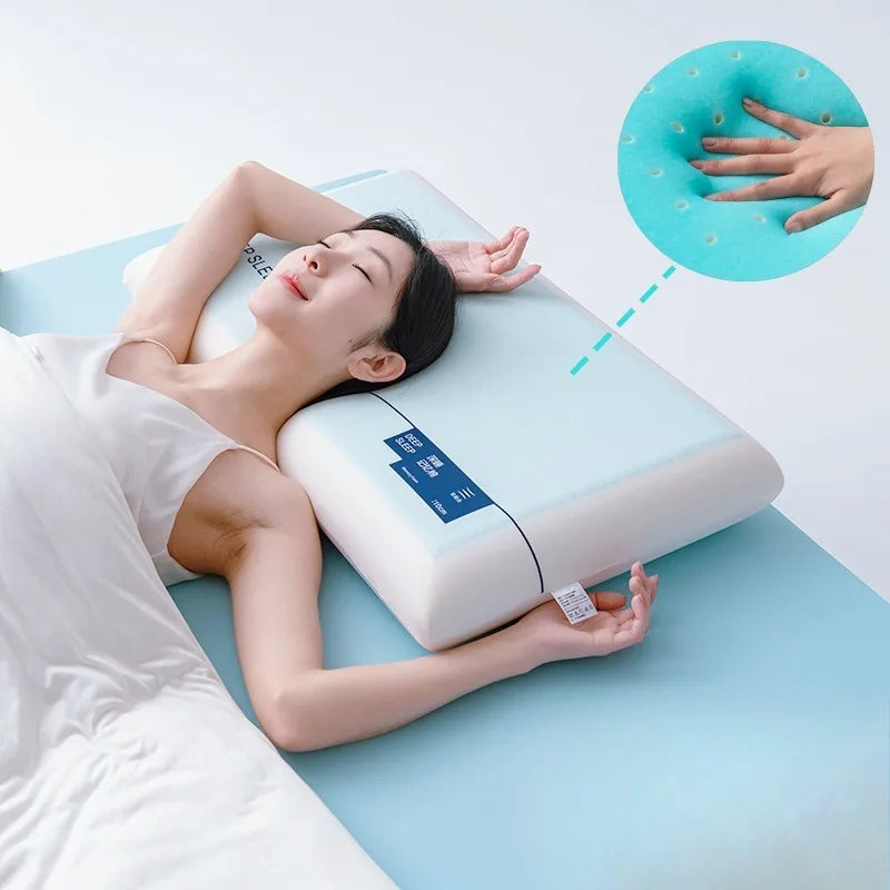 Cooling Gel Memory Foam Neck Support Pillow - Image 2