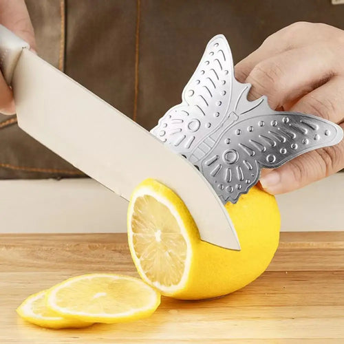Butterfly Stainless Steel Adjustable Knife Shield Finger Protector - Image 0