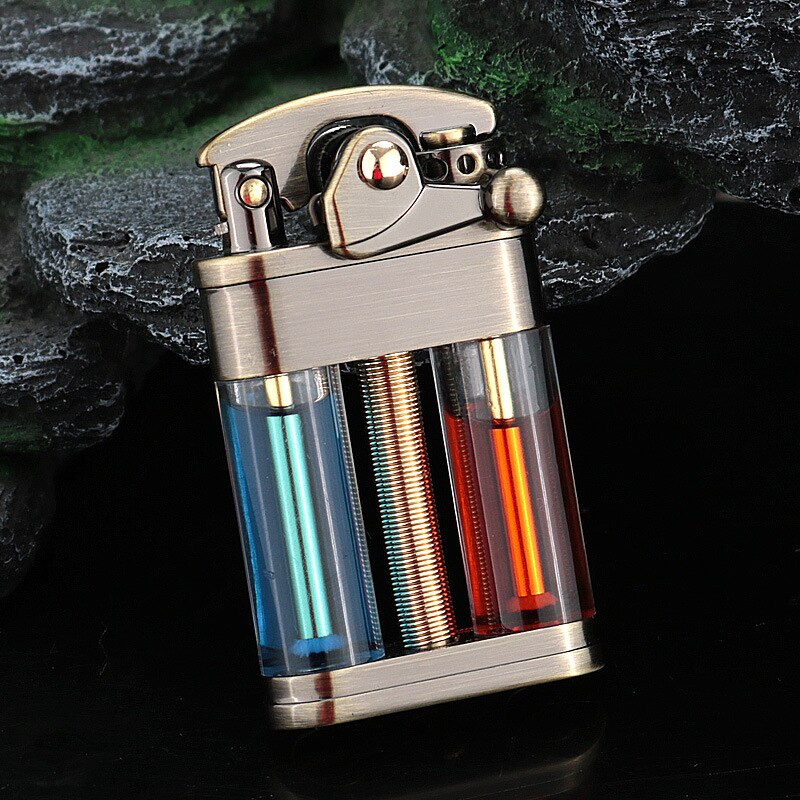 Elegant Retro Slim Metal Lighter - Image 7