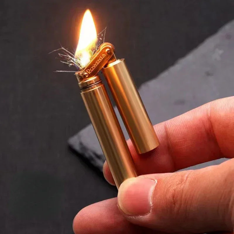 Mini Nunchaku Retro Windproof Kerosene Flame Lighter - Image 1