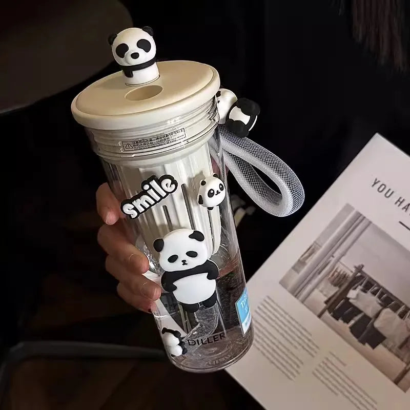 Cute Panda Water Bottle - Image 8