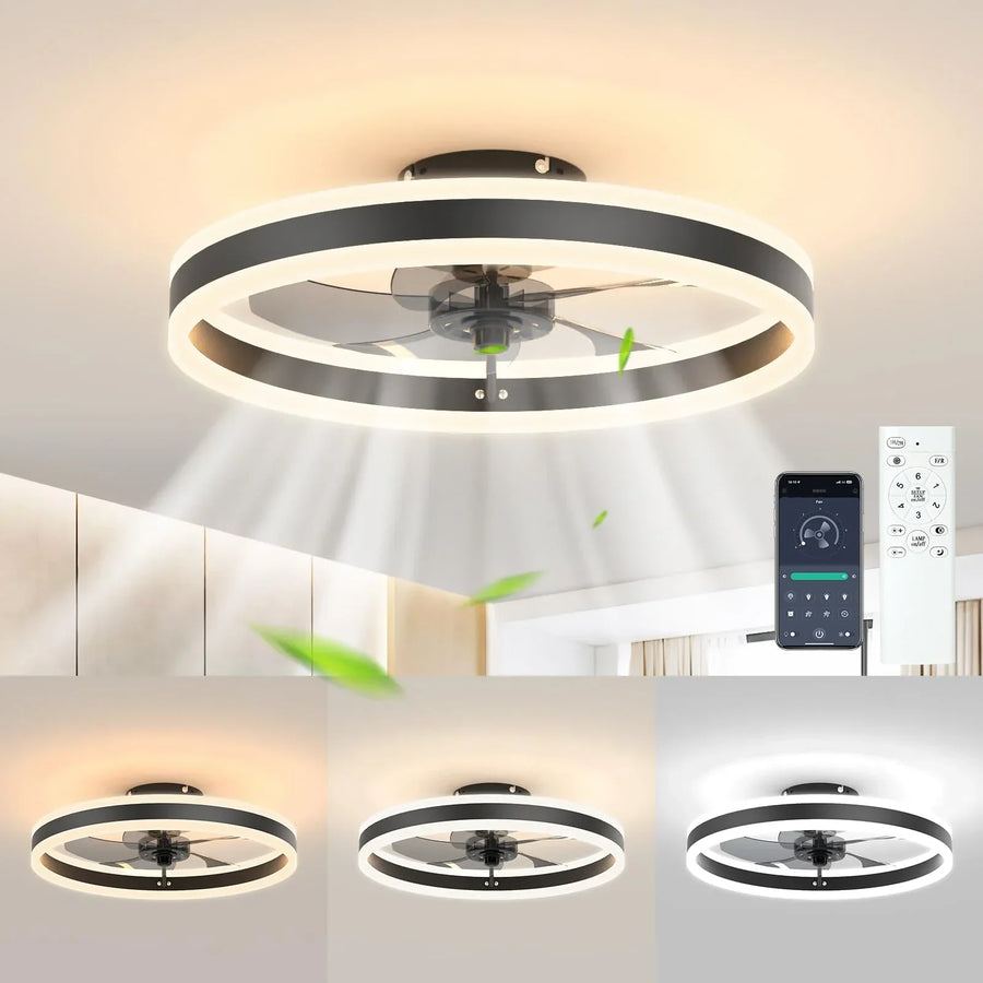 Aura Silent LED Ceiling Fan Lamp - Image 3