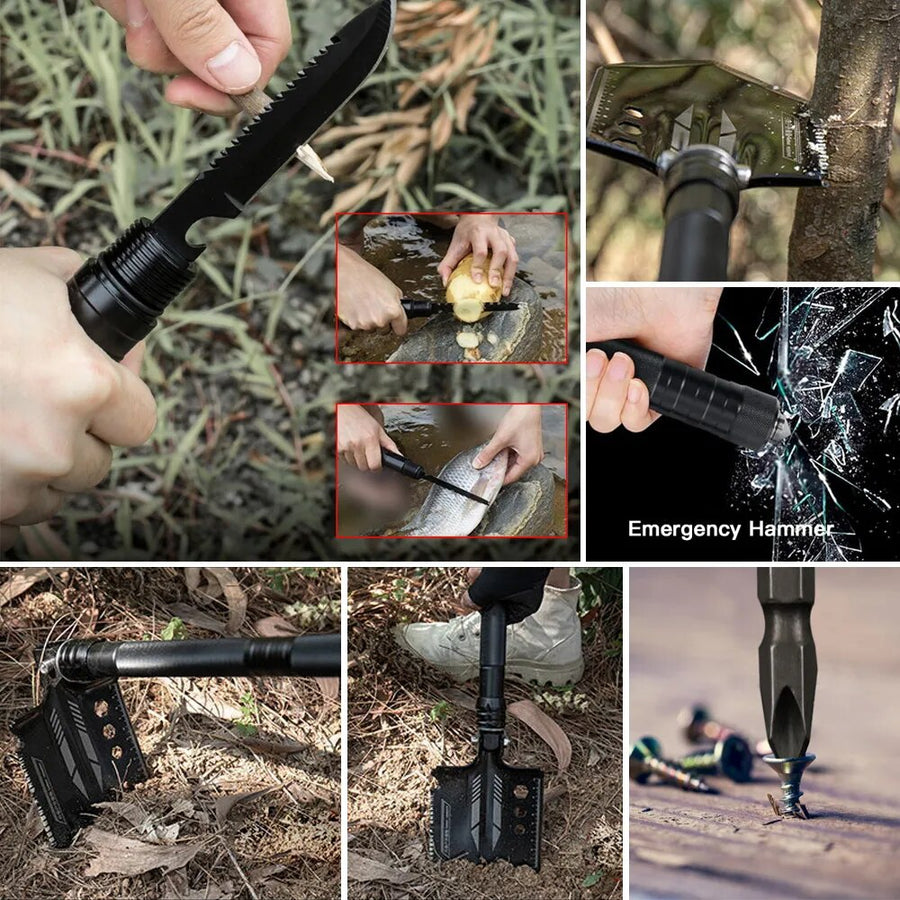 All-Terrain Tactical Multi-Tool Shovel Kit - Image 2