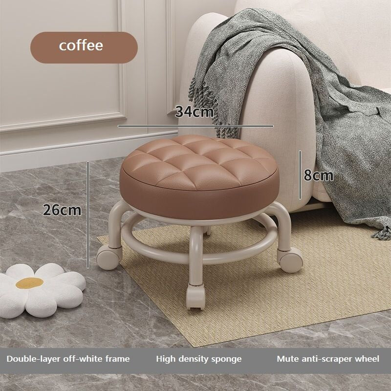RollEase Mini Rolling Elegant Low Stool - Image 5