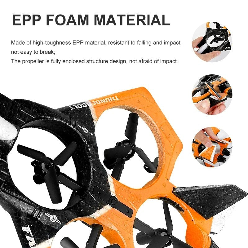Durable Foam Remote Control Drone Toy Plane - Image 1