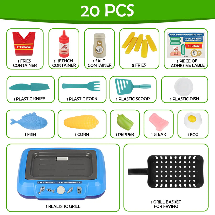 Kids Cooking Simulation Toy Set - Image 5