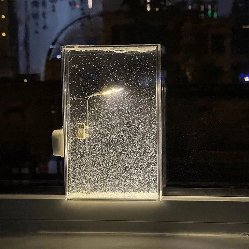 LED Streetlamp Snowfall Effect Decor - Image 1