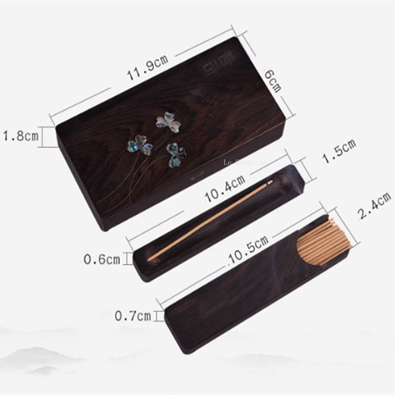 Mystic Portable Wood Incense Box - Image 2