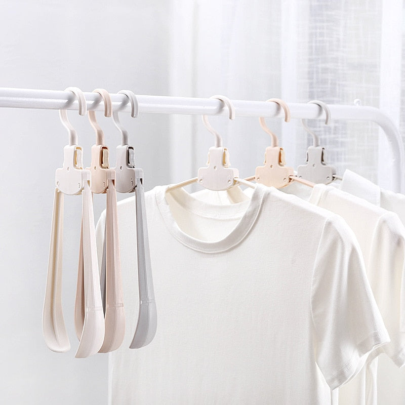 Easy Fold Wide Foldable Clothes Hanger - Image 0