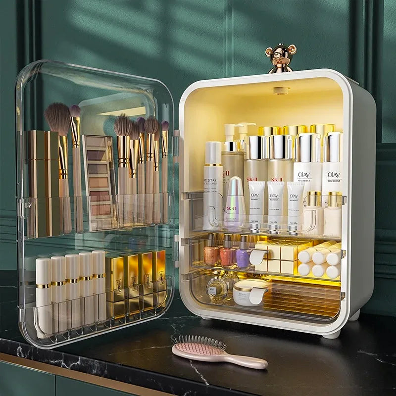 Anti-Dust Large LED Cosmetic Storage Box - Image 1