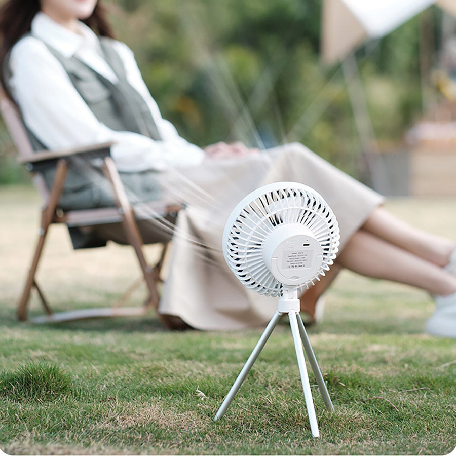 Portable Rechargeable Power Bank Fan Light - Image 3
