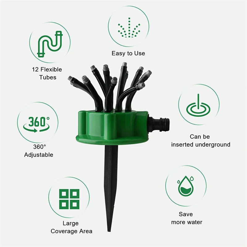 Smart Rotation 360 Garden Watering Sprinkler - Image 5