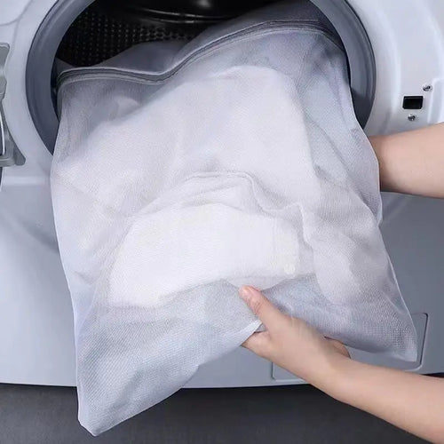 Ultra-Durable White Mesh Shoe Socks Laundry Bag - Image 0