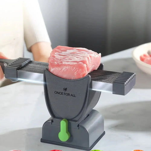 Multifunctional Stainless Steel Manual Meat Cutter Tool - Image 0
