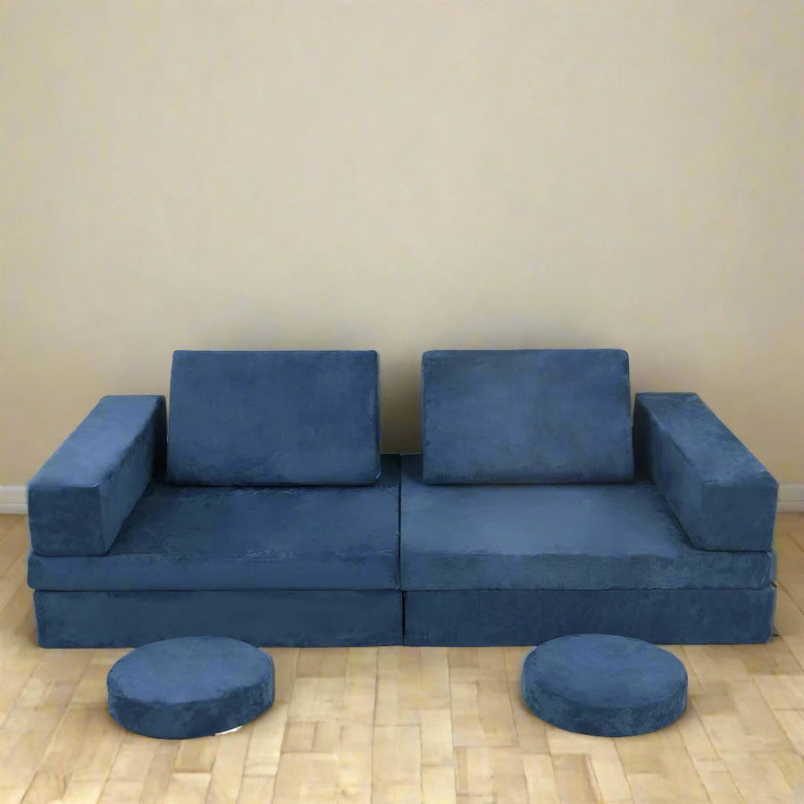 Modular Foam Foldable Couch Play Mattress Sofa - Image 1