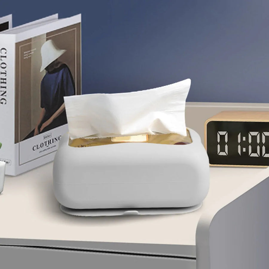 Minimalist Design Suction Wall-Mounted Tissue Dispenser - Image 1