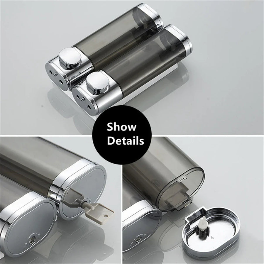 Transparent Vintage Wall-Mounted Liquid Dispenser - Image 4