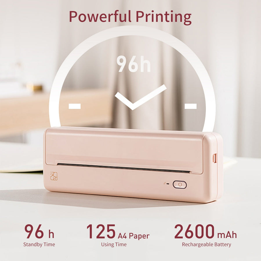 Pocket Print Portable Wireless A4 Printer - Image 3
