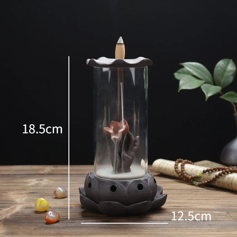 Zen Serenity Smoke Meditation Waterfall Burner - Image 6